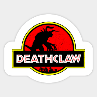 Fallout Deathclaw Parody Sticker